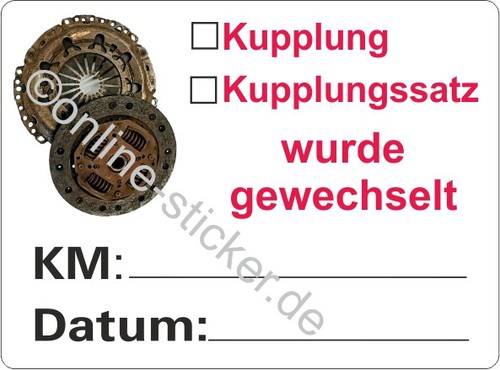 Stück serviceaufkleber - stück,
