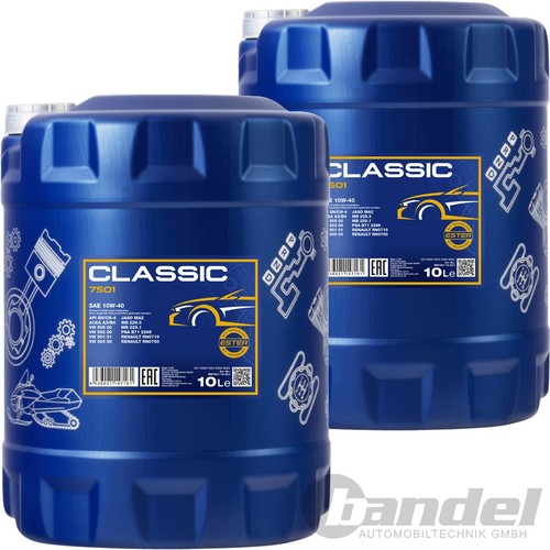 2x10 liter mannol classic - liter,
