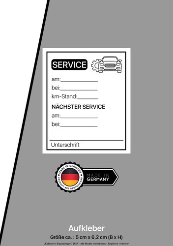 20x ölwechsel aufkleber - Ölwechsel,