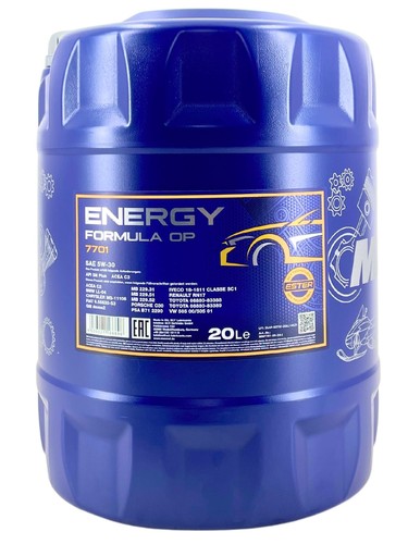 Mannol energy formula - energy, op