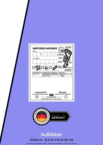 Aufkleber zahnriemen - 2x,