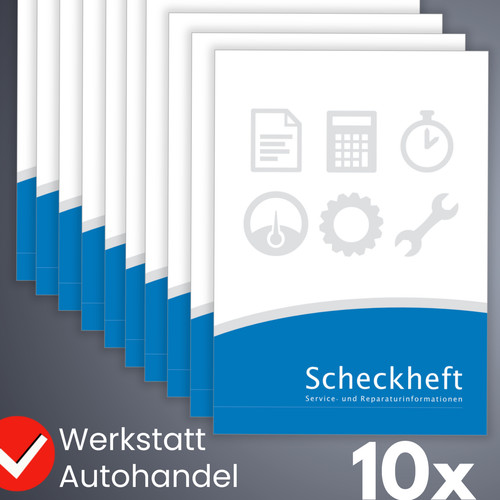 10x günstiges serviceheft - 10x,