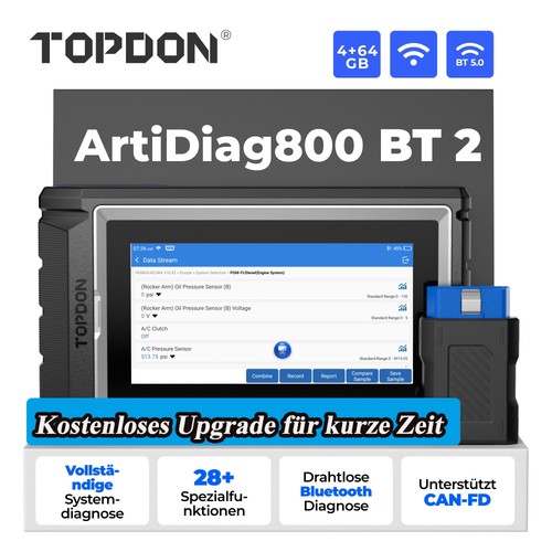 Topdon artidiag800 kfz - artidiag800, bt