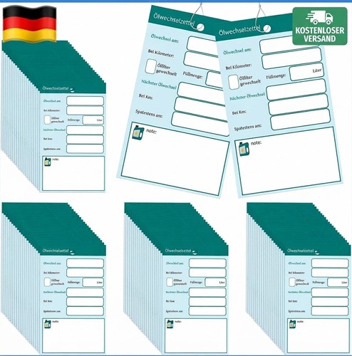 Hochwertige öl service - Öl-service, zettel