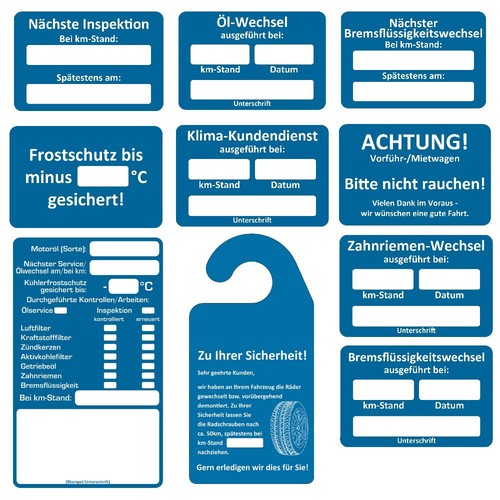 Sorten kundendienst - 13,